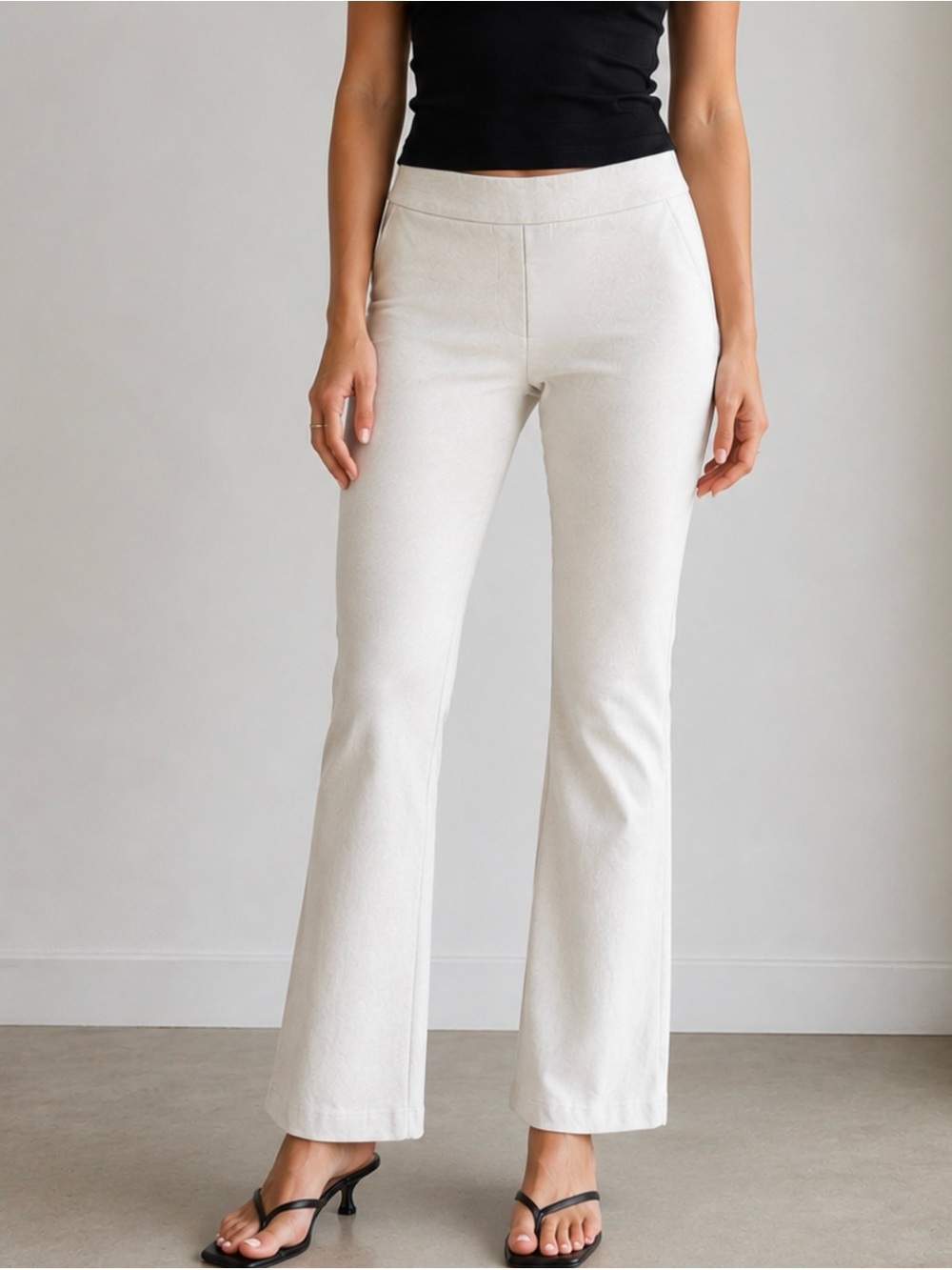White Spanx on the go pants
